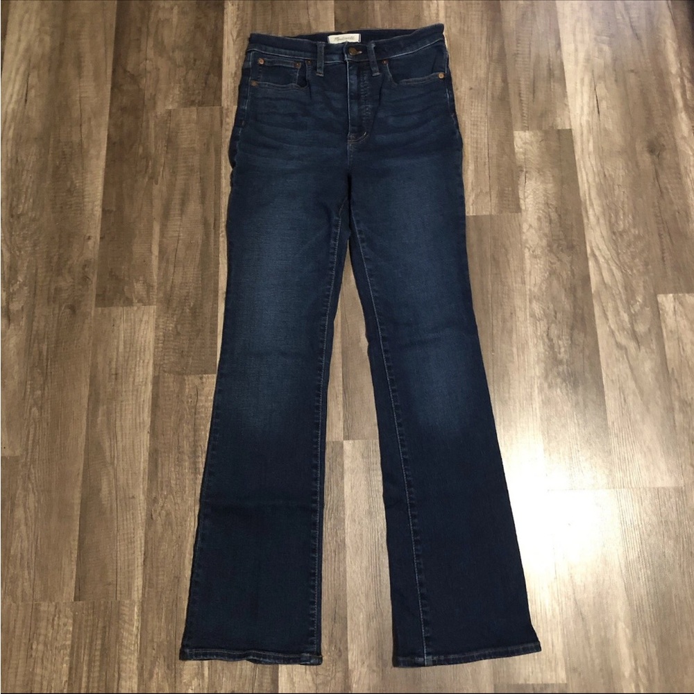 Madewell Dark Blue Flare Jeans